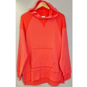 NWT Maurice’s French Terry Pullover Long Length Hoodie Sweatshirt Vibrant Bold